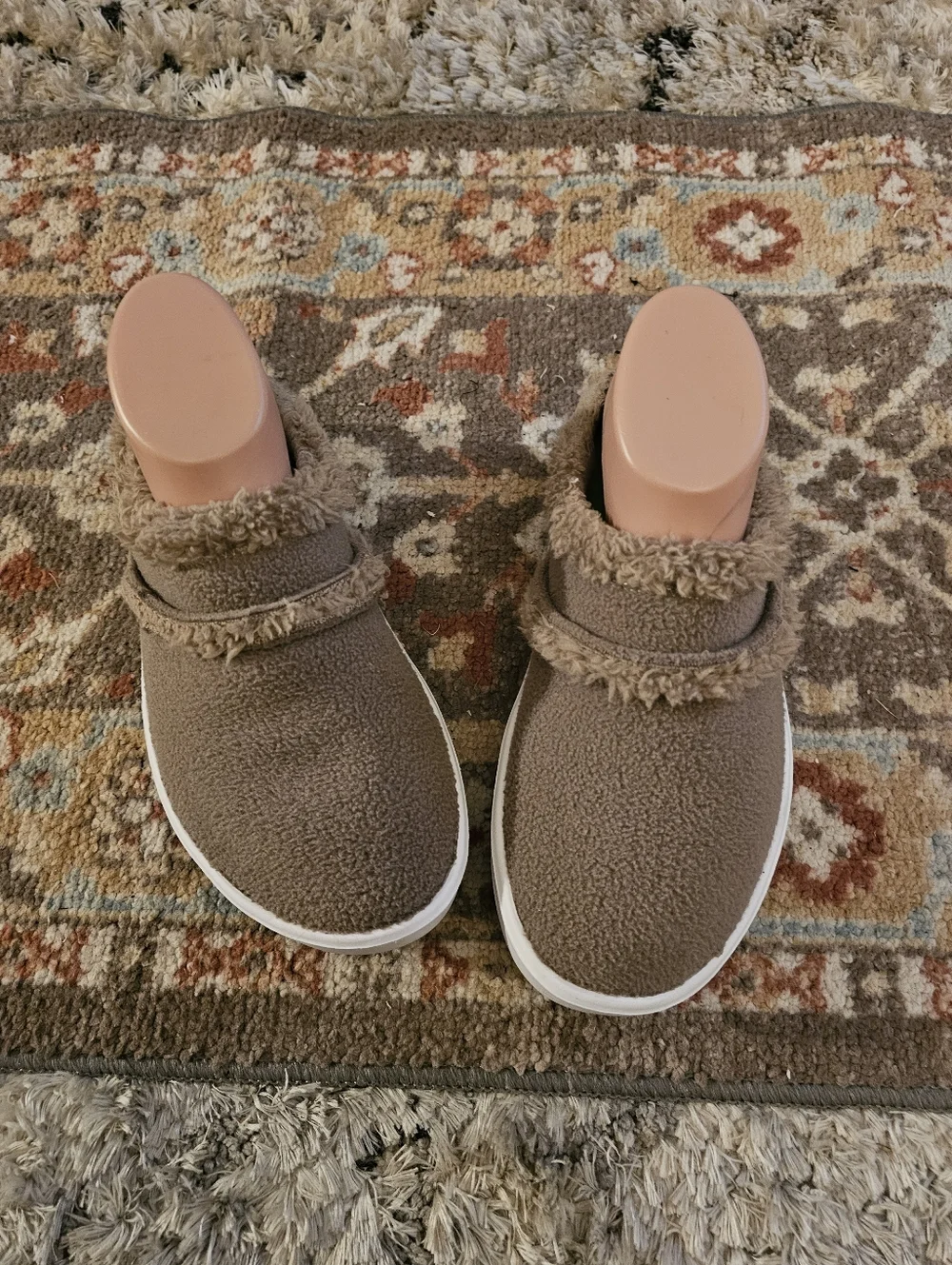 OOFOS 'OOcoozie' Mules Chocolate Size 8.5 Nice Pre-owned! - Picture 1 of 7